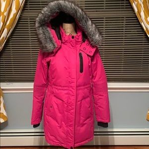 Long Pink Winter Coat